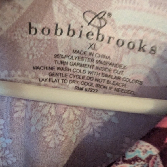 Bobbie Brooks Purple and Blue Midi Dress - Picture 3 of 6